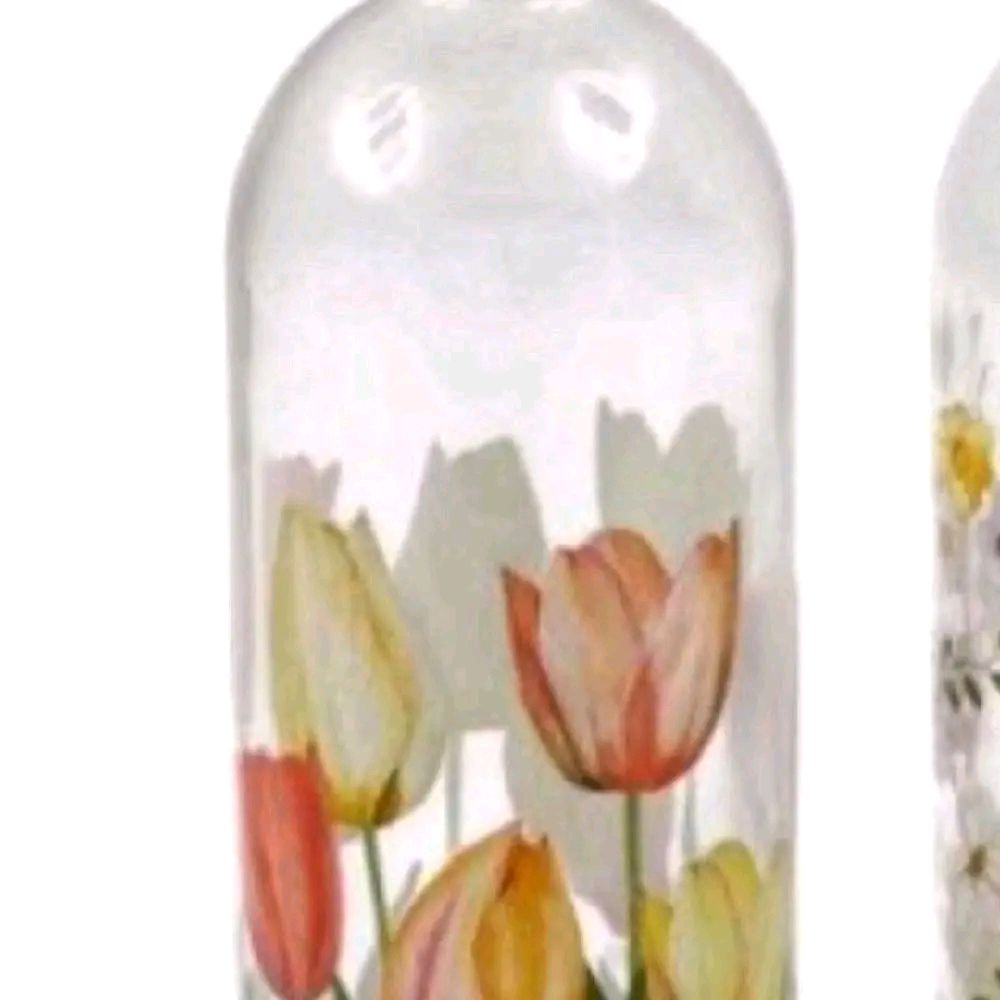 20.5cm Floral Print Vase