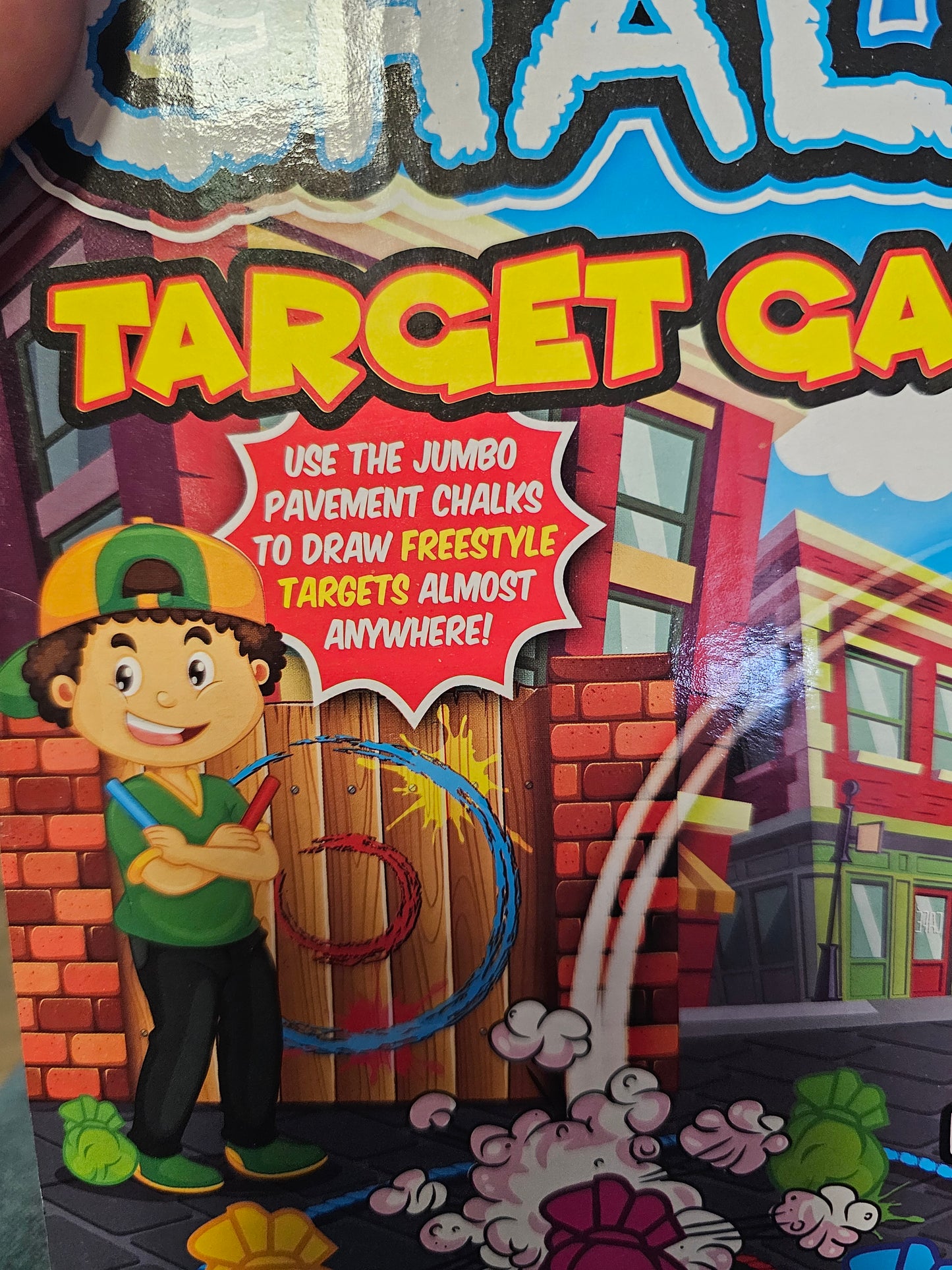 Chalk Bomb Target Game