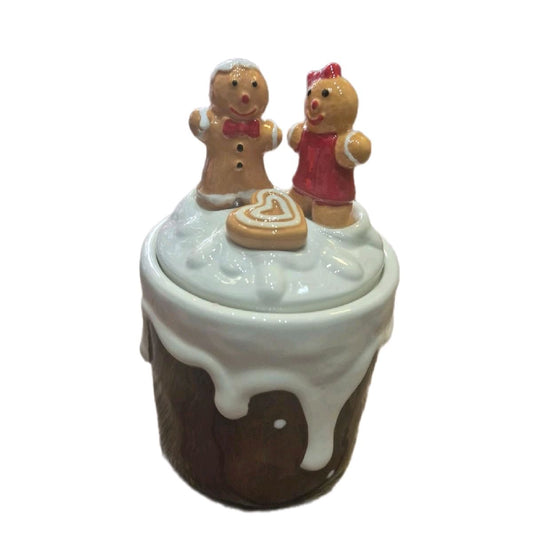 Gingerbread icing cookie jar Ceramic Kitchen