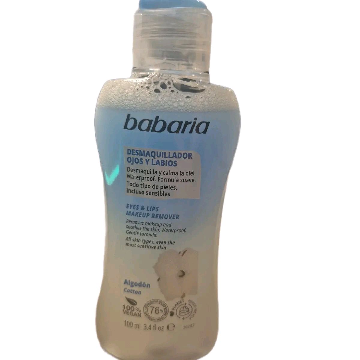 Barbaria Eye and Lips Makeup Remover 100ml