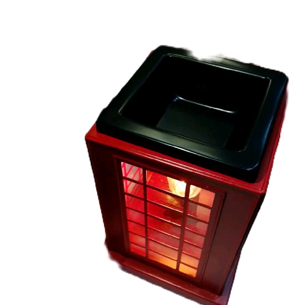 British Phonebox Electric Wax Melt Burner - Clean and Safe Alternative to Traditional candle
