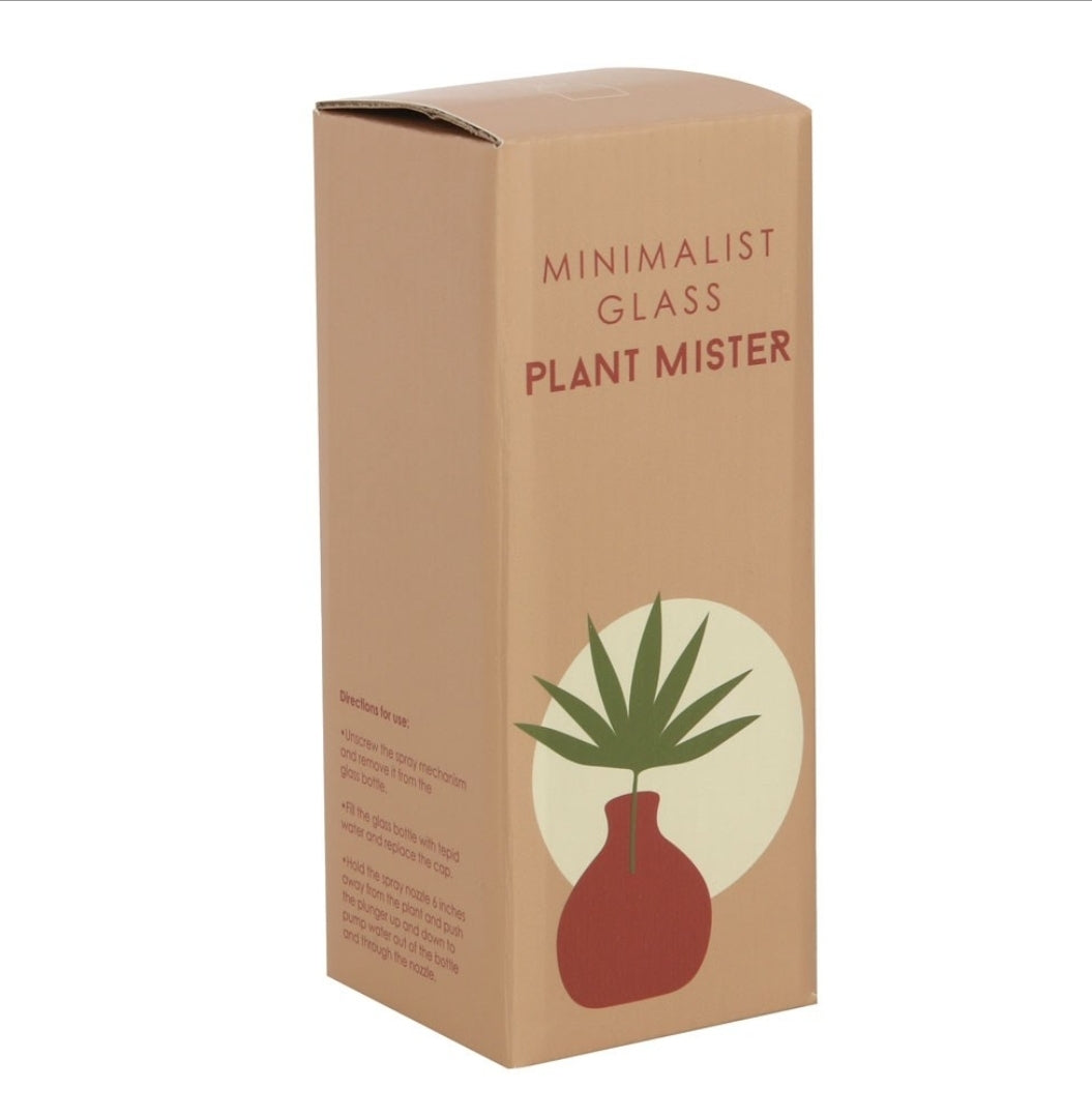 Pink Minimalist Glass Plant Mister