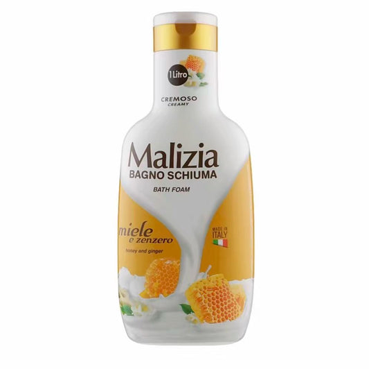 Malizia Italian Honey and Ginger Bath Foam