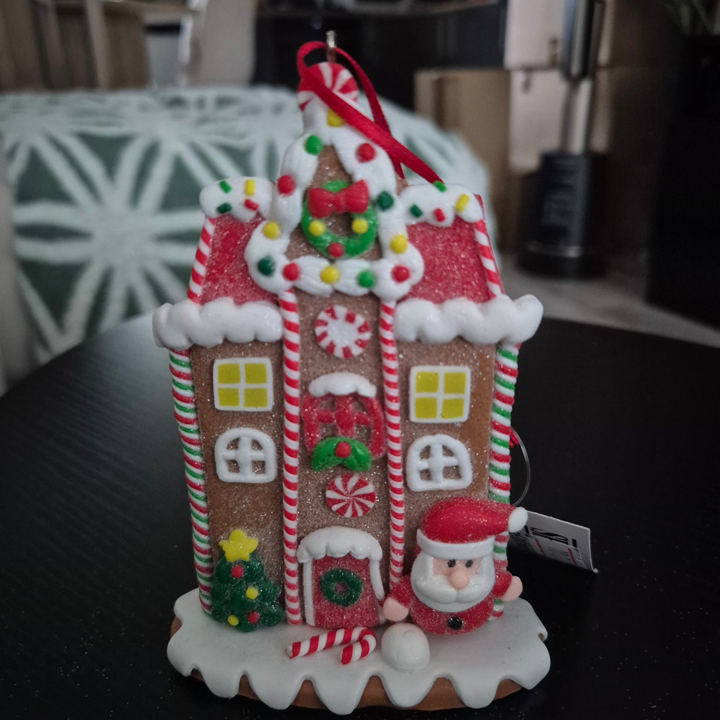 Christmas Cookie Gingerbread House Front Hanging Decoration