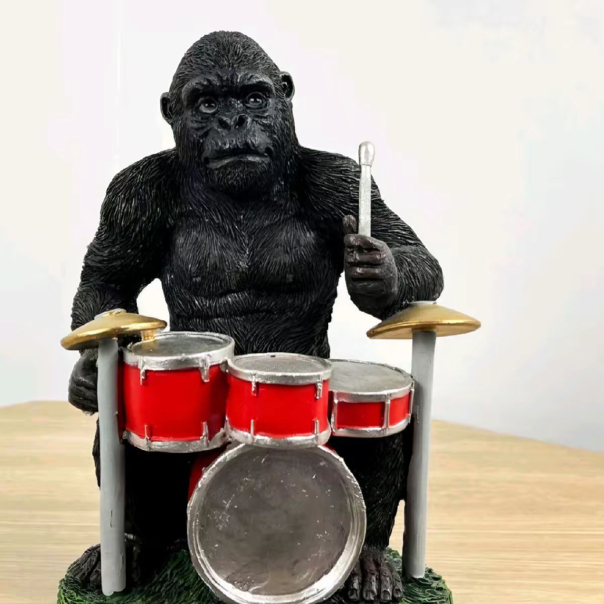 Drumming Gorilla Ornament