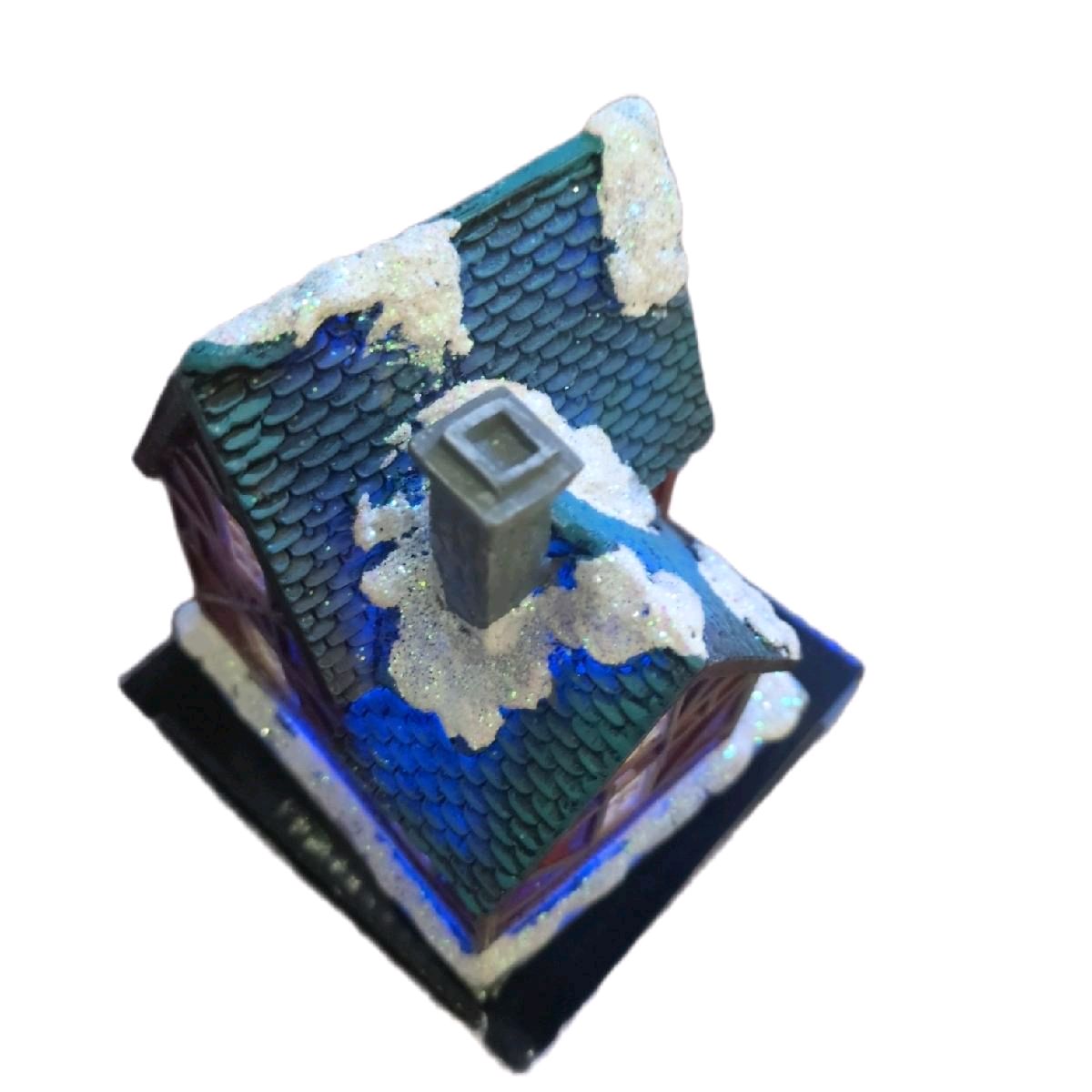 LED Colour Changing Christmas House with Multicoloured Lights