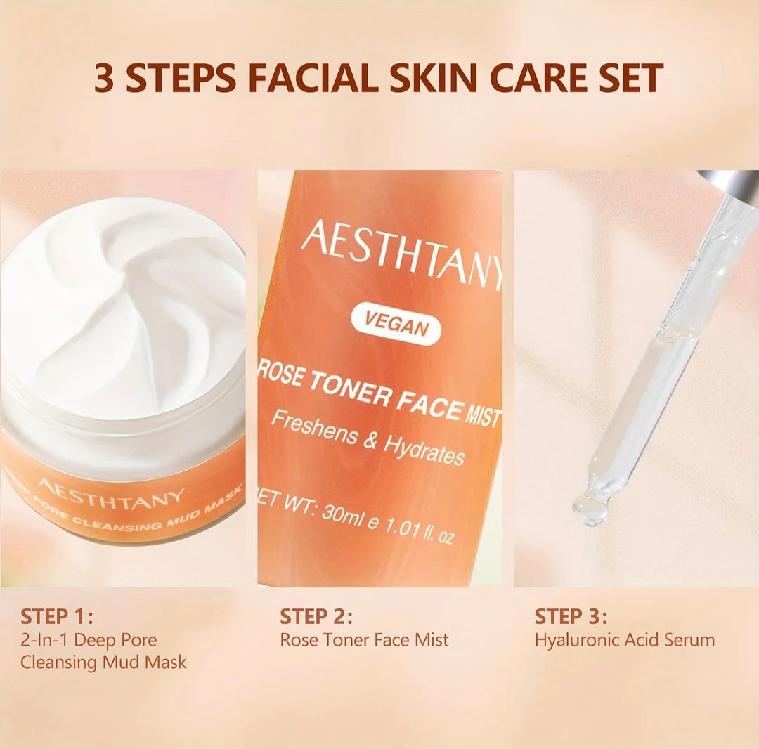 AESTHTANY Hyaluronic Acid & Collagen Facial Cleansing Moisturizing "