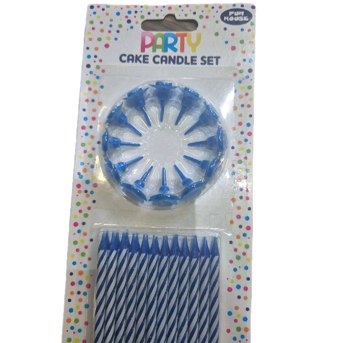 Pink or Blue Birthday Cake Candles