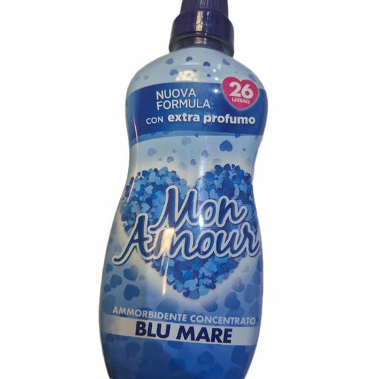 Mon Amour Italian Concentrated Perfumed Sea Blue Fabric Softener