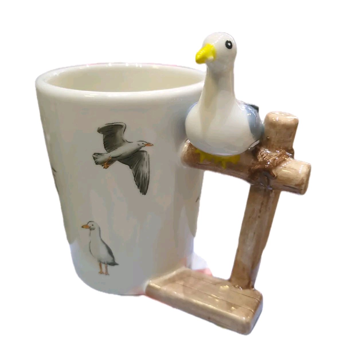 Seagull Buoy Mug With Shaped Handle 16cm
