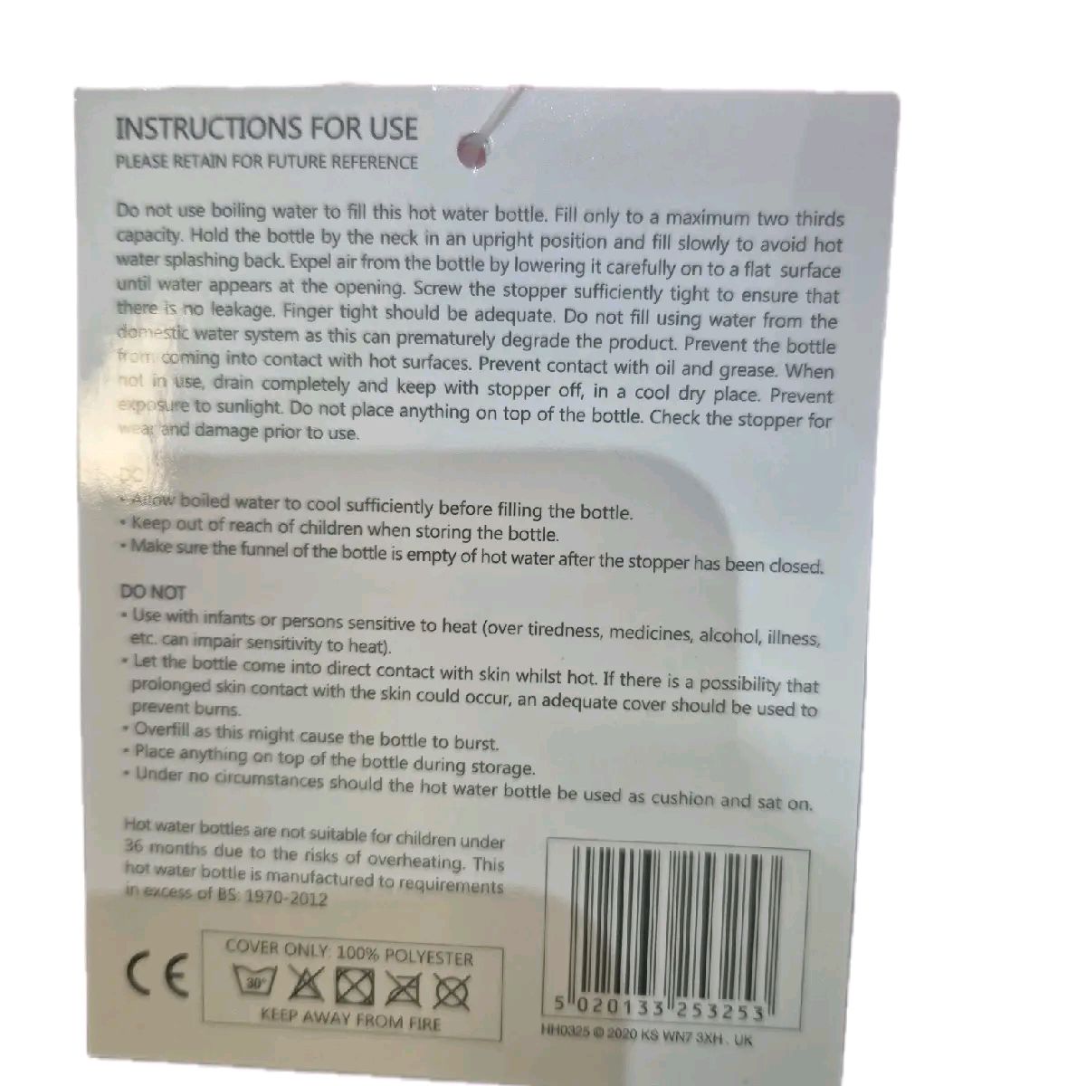 Long Dinosaur Plush Hot Water Bottle - Soft Stuffed Toy for Cozy Nights