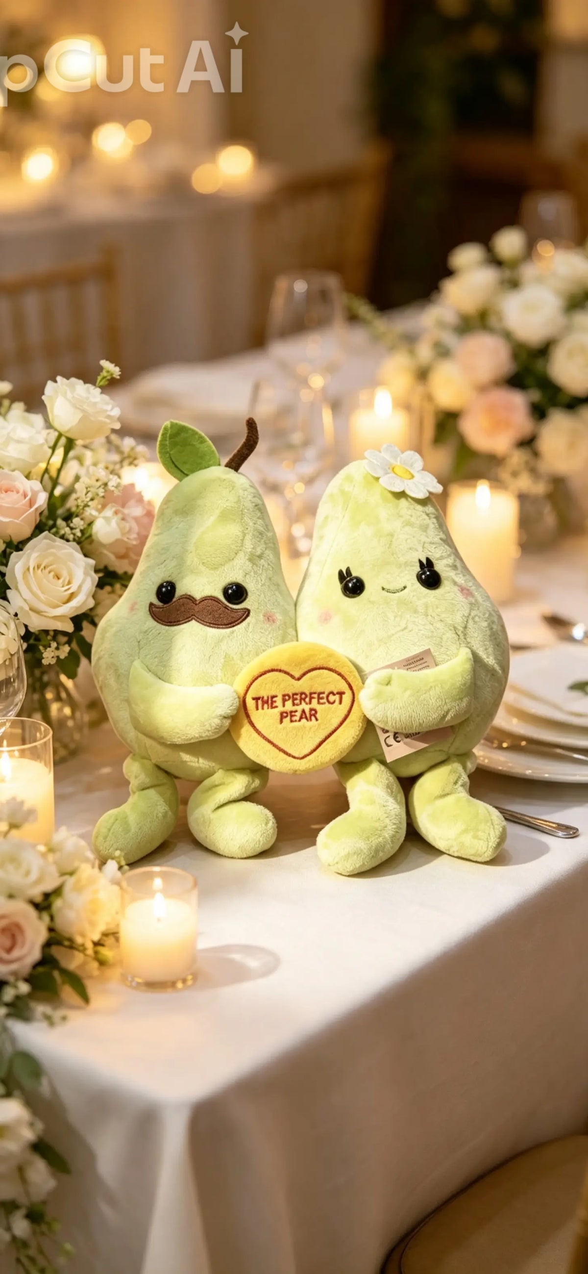 Swizzels Love Hearts "The Perfect Pear" plush toy