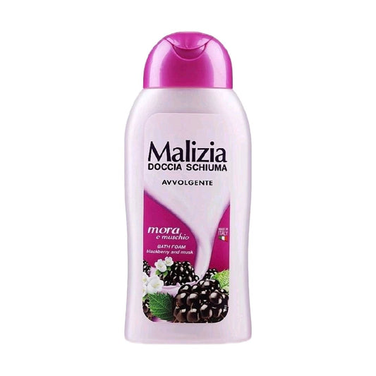 Musk & Berry Bath Foam Malizia Bath/ shower  Foam Musk & Berries 300ml Body Care Daily Cleanser Smooth