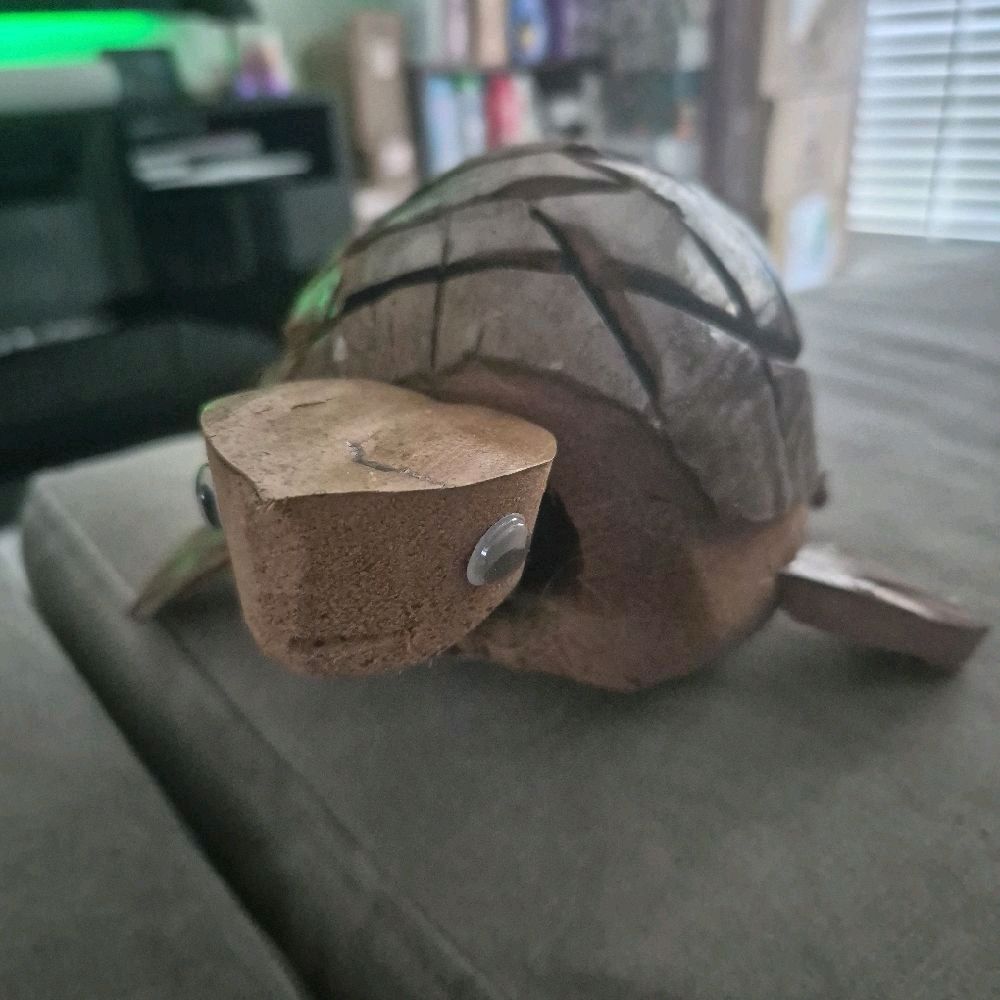 Nodding Turtle Garden Decor - Adorable Outdoor Statuette for Home and Garden Decor handmade