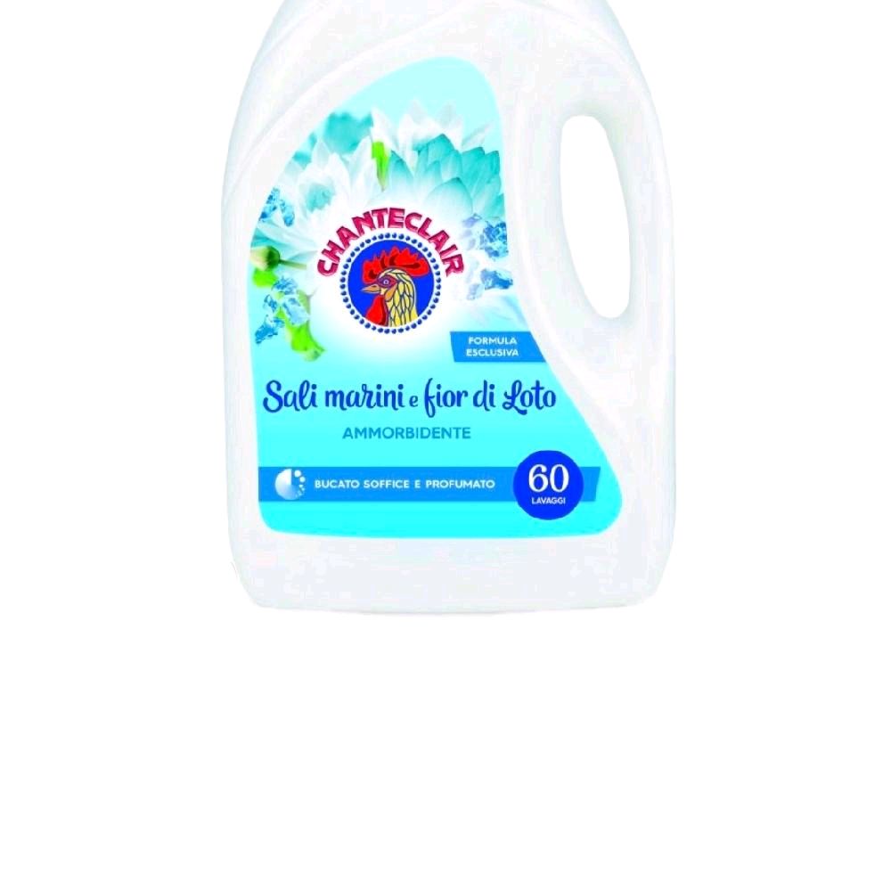 Chanteclair Fabric Softener Sea Salts & Lotus Flower Formula - 60 Washes for Soft & Fragrant Laundry Household Scented Fragrance