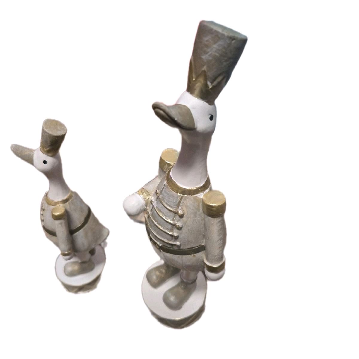 Resin Duck Christmas Decoration - Festive Banners & Ornaments