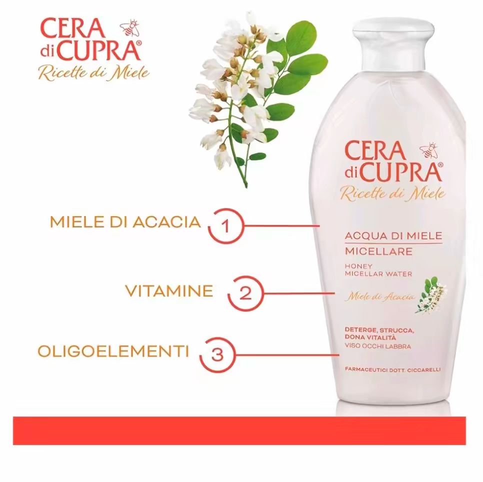 Cera di Cupra Italian Micellar Water with Arcadia Honey 200ml