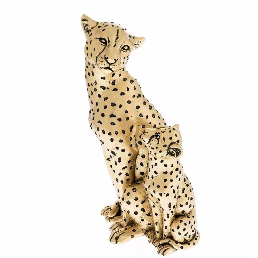 Cheetah Figurine Home Decor