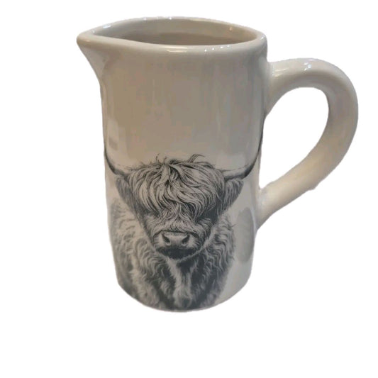 Highland cow jug