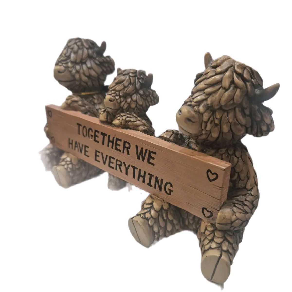 Hughie Highland Cow Deco & Plaque 2 varients