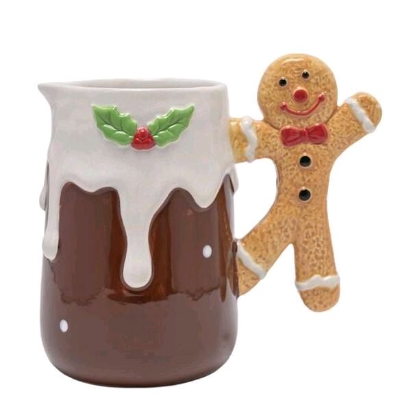 Gingerbread ceramic Icing Jug Decoration