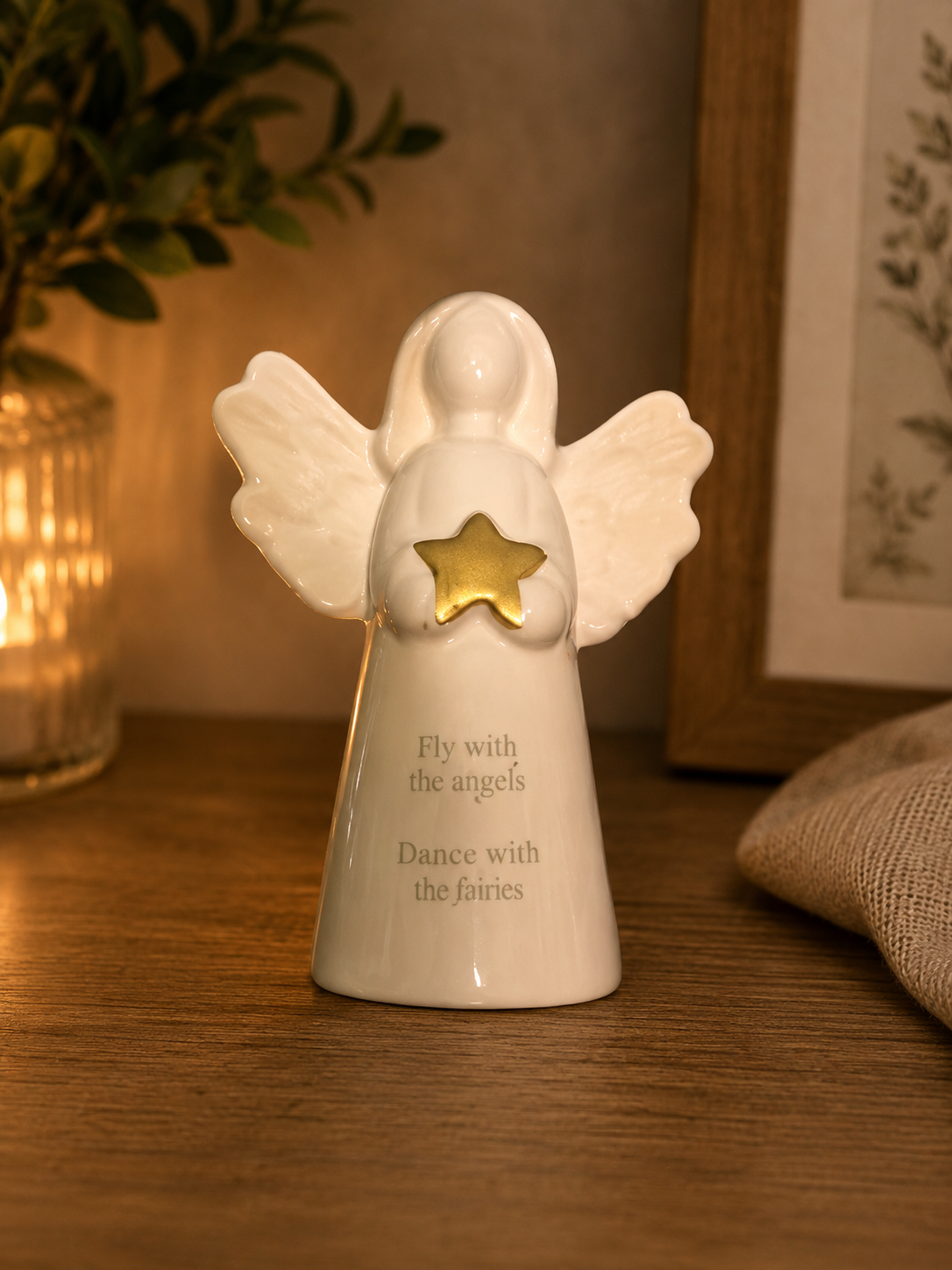 Fly with the Angels Sentiments Ornament