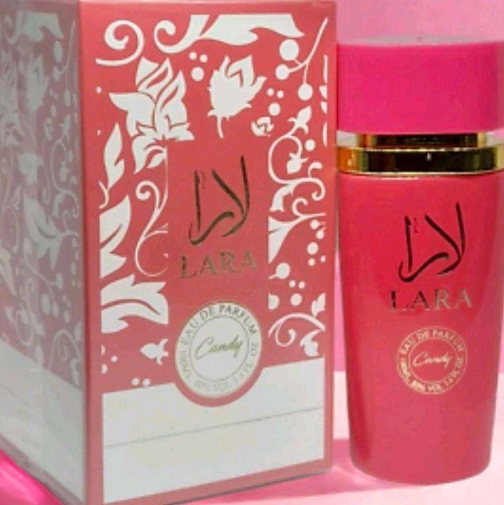 Lara Candy 100ml Eau de Parfum - Pink Bottle with Floral Packaging by Lara Brand
