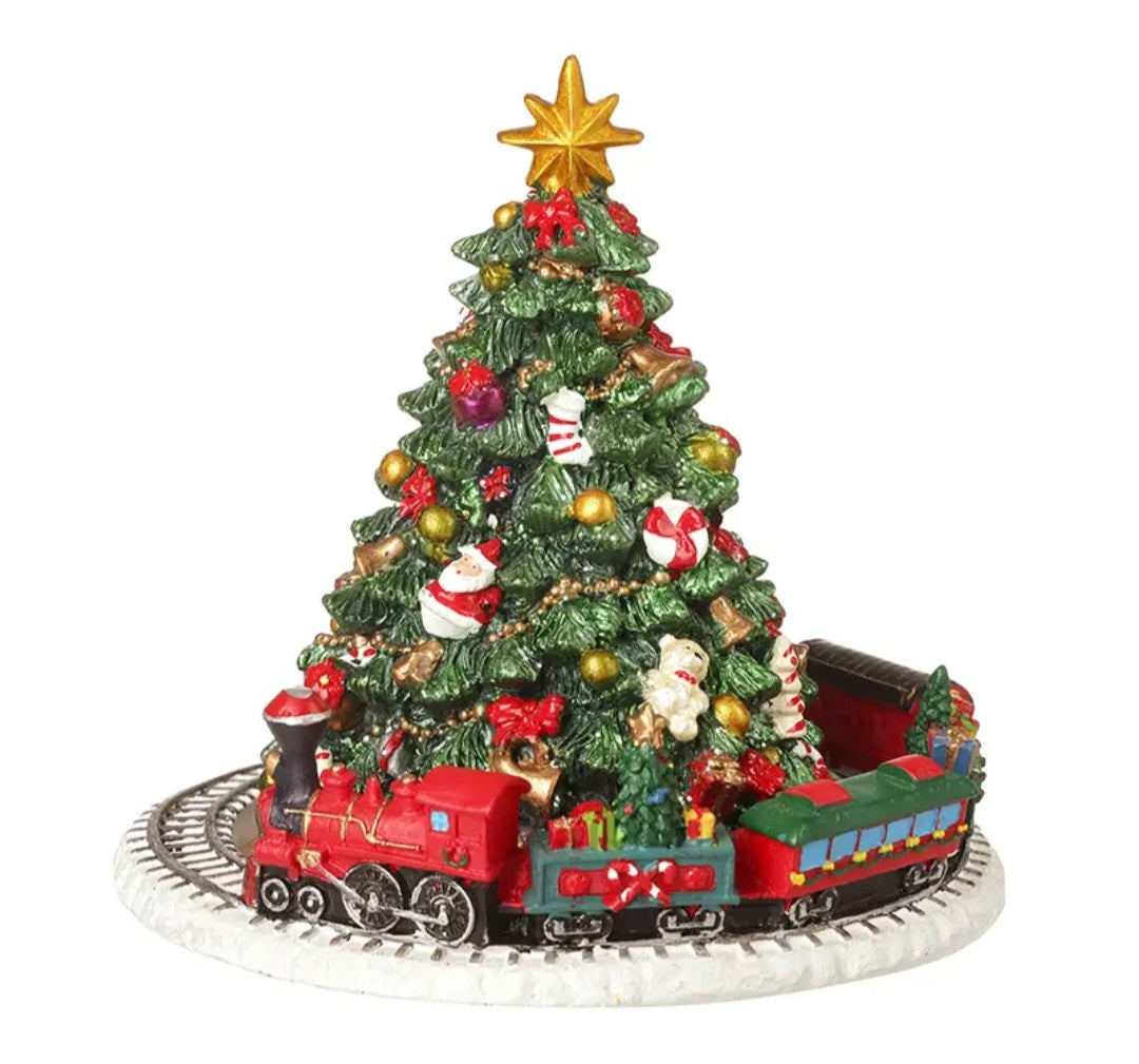 Christmas -Music Tree with Train