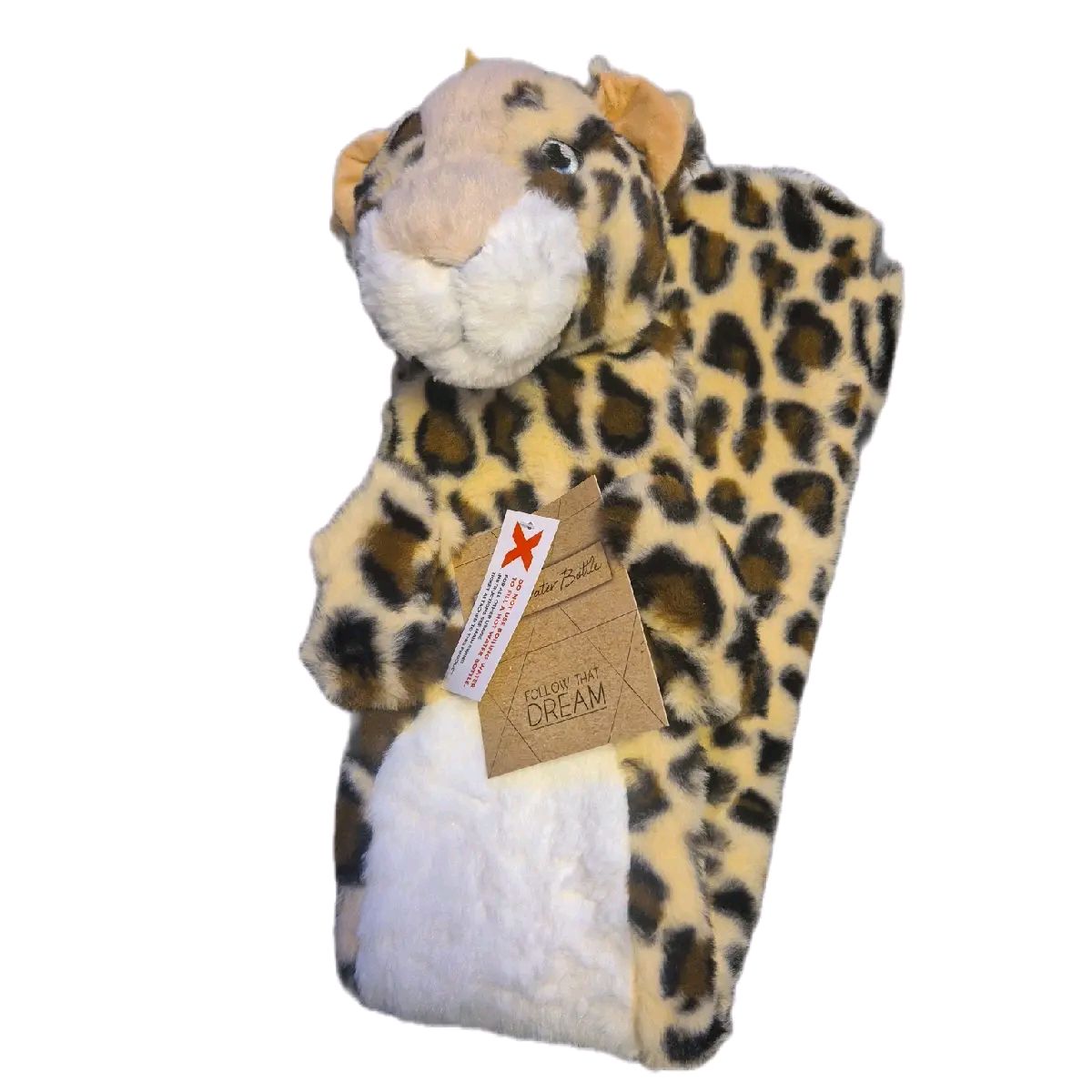 Long Leopard Hot Water Bottle