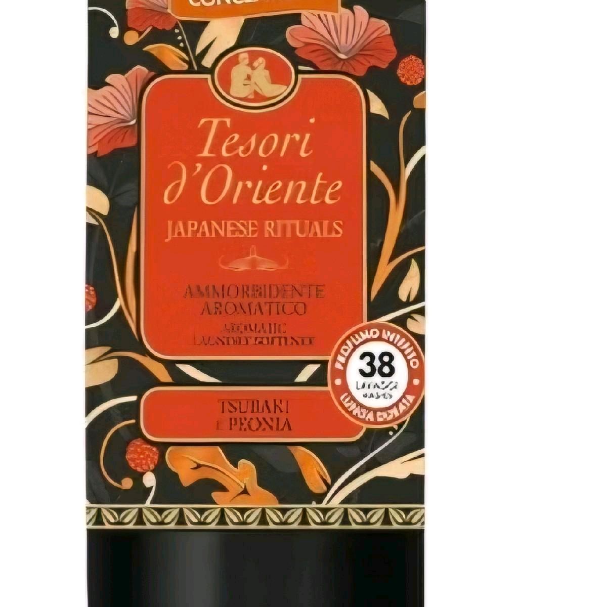 Tesori d'Oriente Japanese Rituals Concentrated Fabric Softener 760ml - Household Cleaner Fragrance Perfume