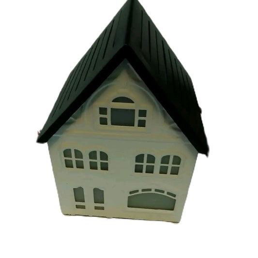 Black & White Mayfair House Electric Wax Melt Burner - Perfect for Home Decor and Ornaments