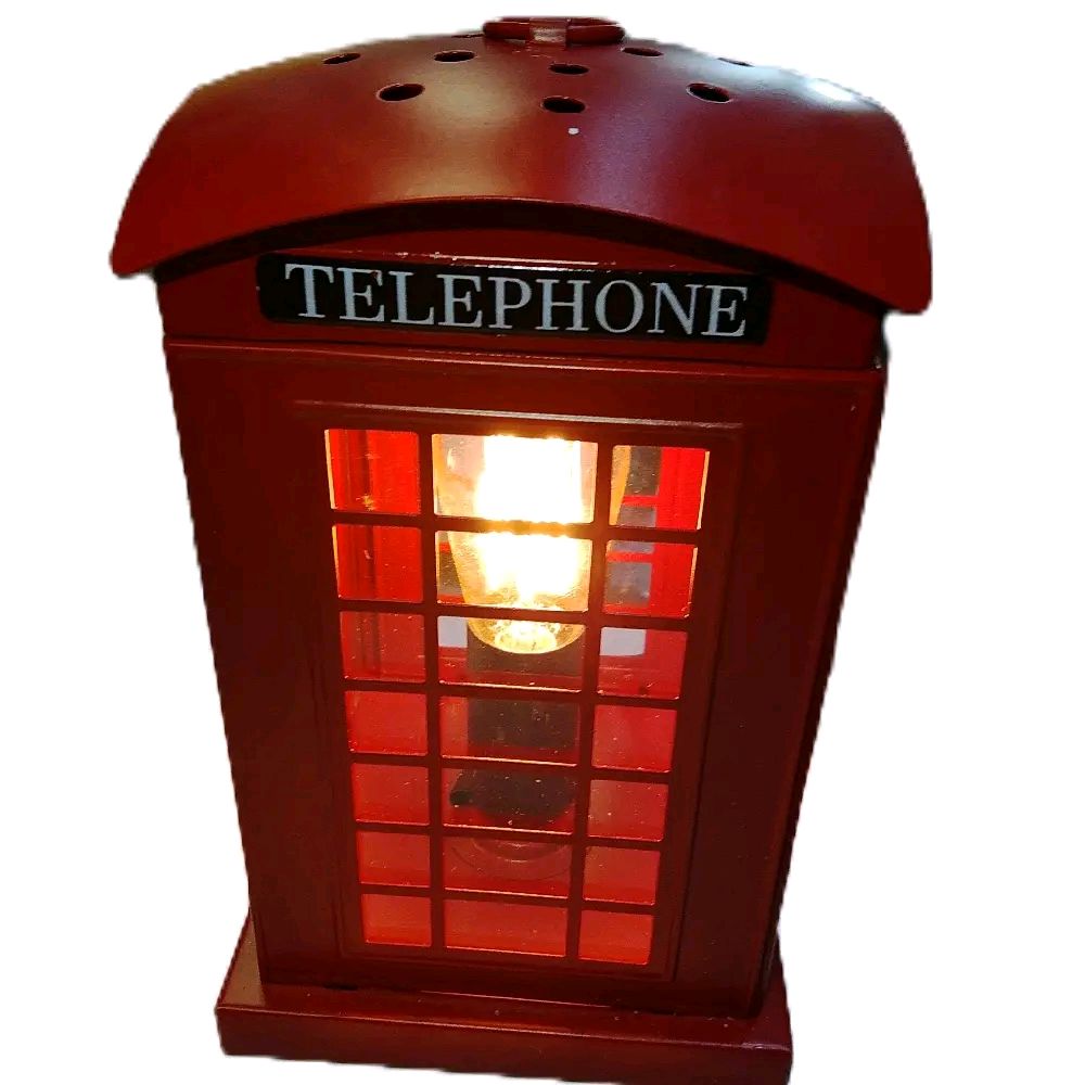 British Phonebox Electric Wax Melt Burner - Clean and Safe Alternative to Traditional candle