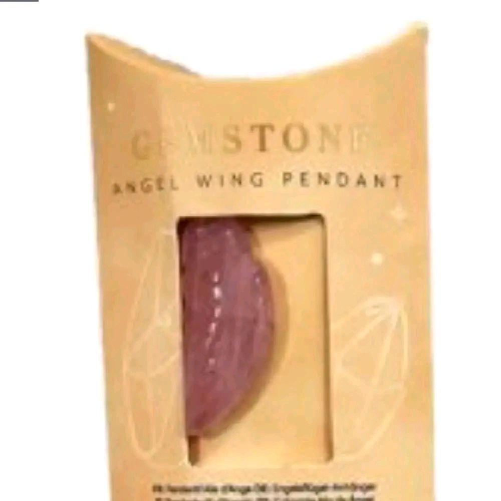 Angel Wing Shaped Pendant Healing Gemstone jewellery