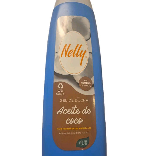 Nelly Coconut Shower Gel 600ml - Comfortable Body Care vegan