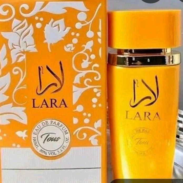 Lara Tous Eau de Parfum 100ml - Orange Coloured Perfume Bottle