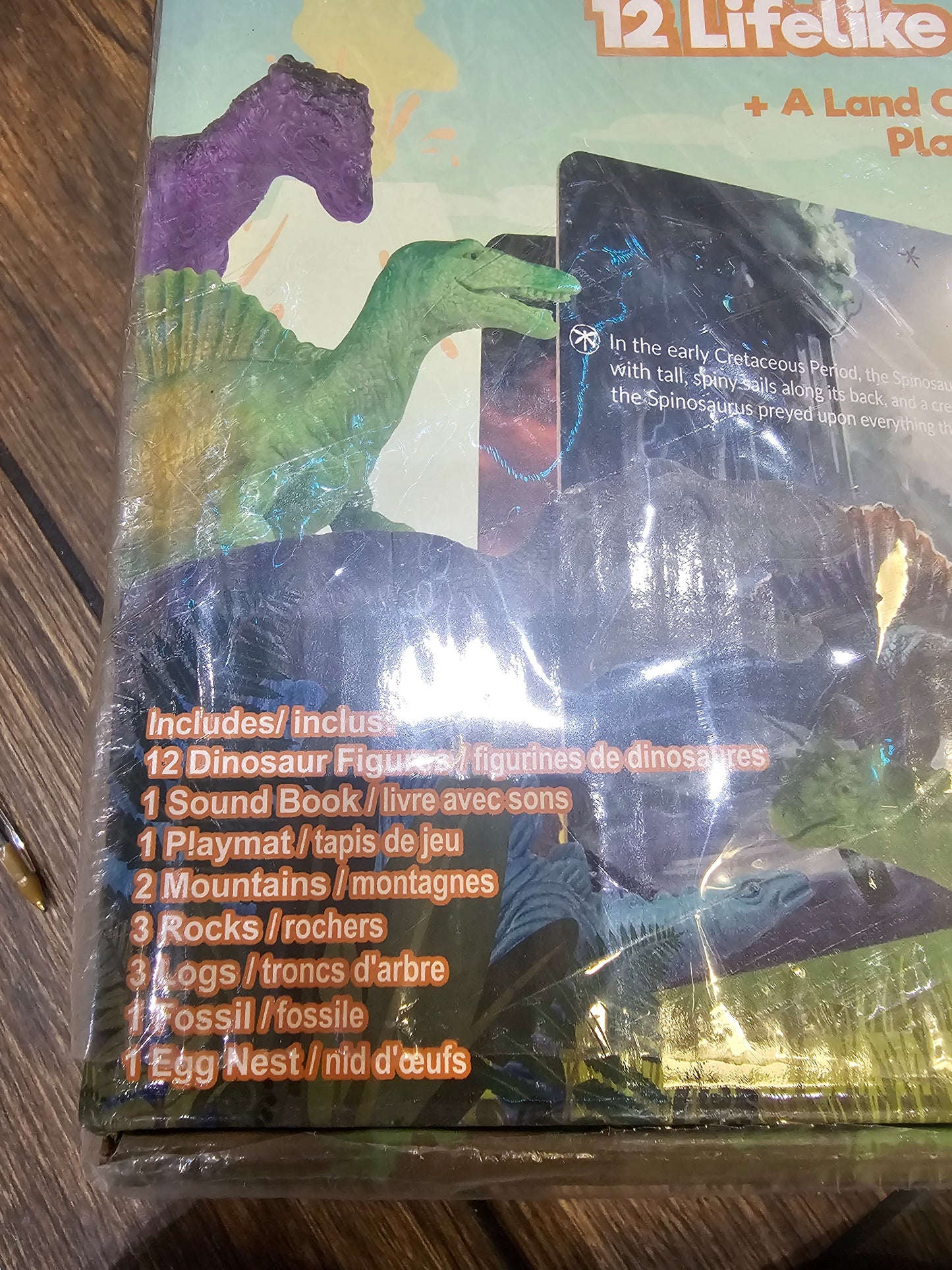 Land Of Dinosaurs Sound Book, Playmat and accessories