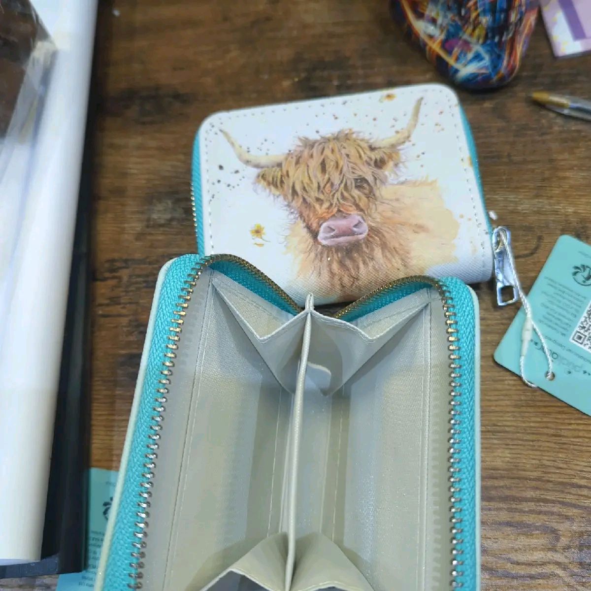 Highland Cow Coin Purse