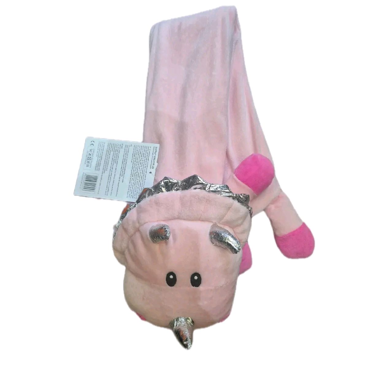 Long Dinosaur Plush Hot Water Bottle - Soft Stuffed Toy for Cozy Nights