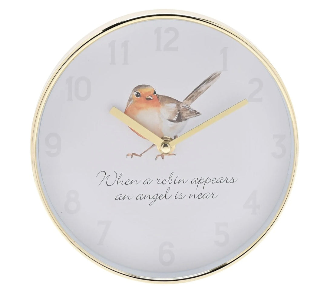 Hometime Wall Clock 20cm - Robin Design