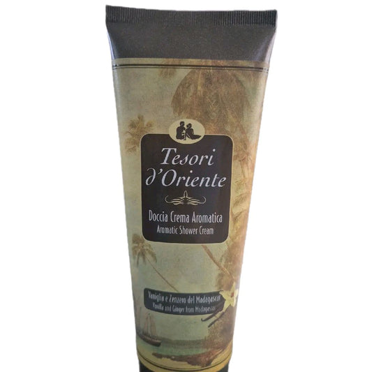 Tesori D'Oriente Italian Shower Cream in Vanilla and Ginger 250ml