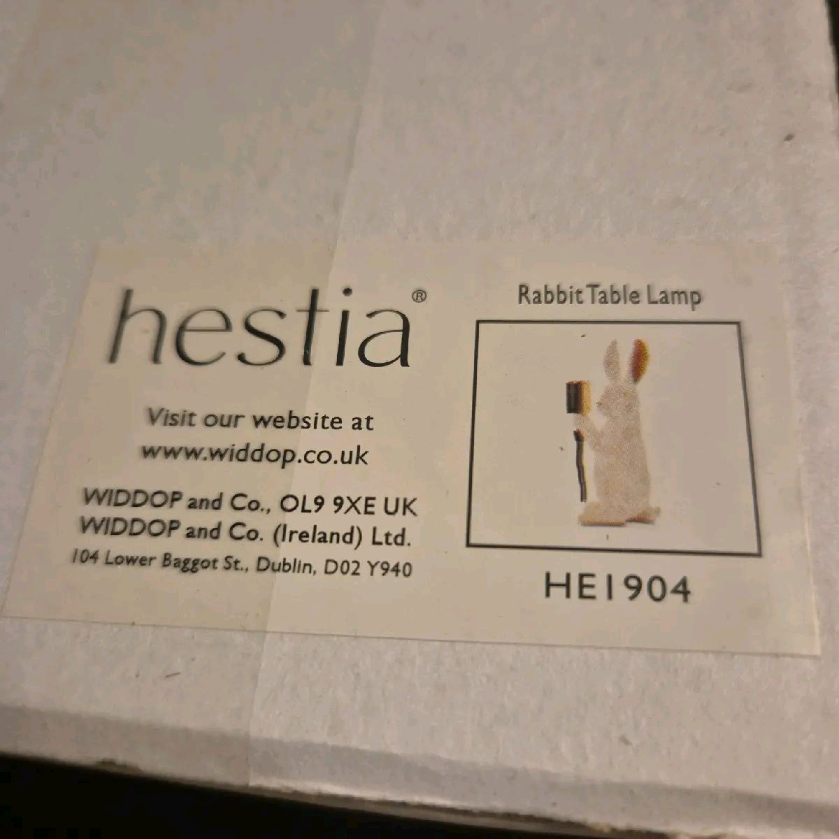 Rabbit Table Lamp