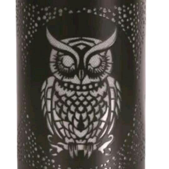 LED wax / oil  Melter Owl Black 12cm Decor Fragrance Freshener decorative