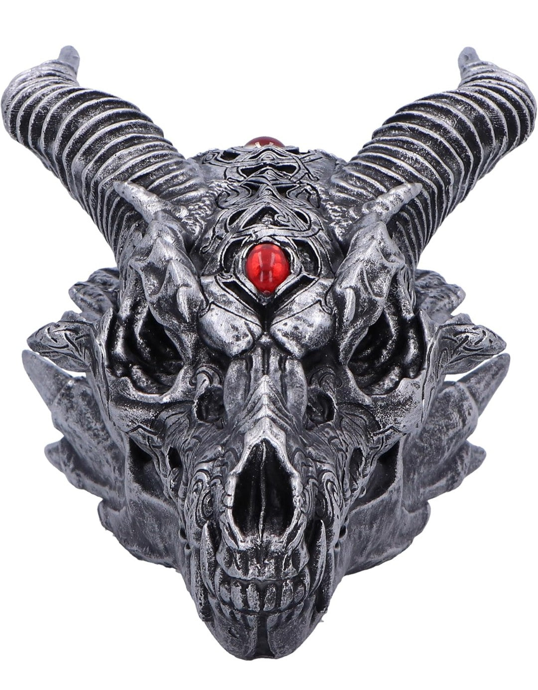 Nemesis Now Tribal Flame 21.5cm, Silver, Dragon Figure
Resin, Silver Dragon Ornament