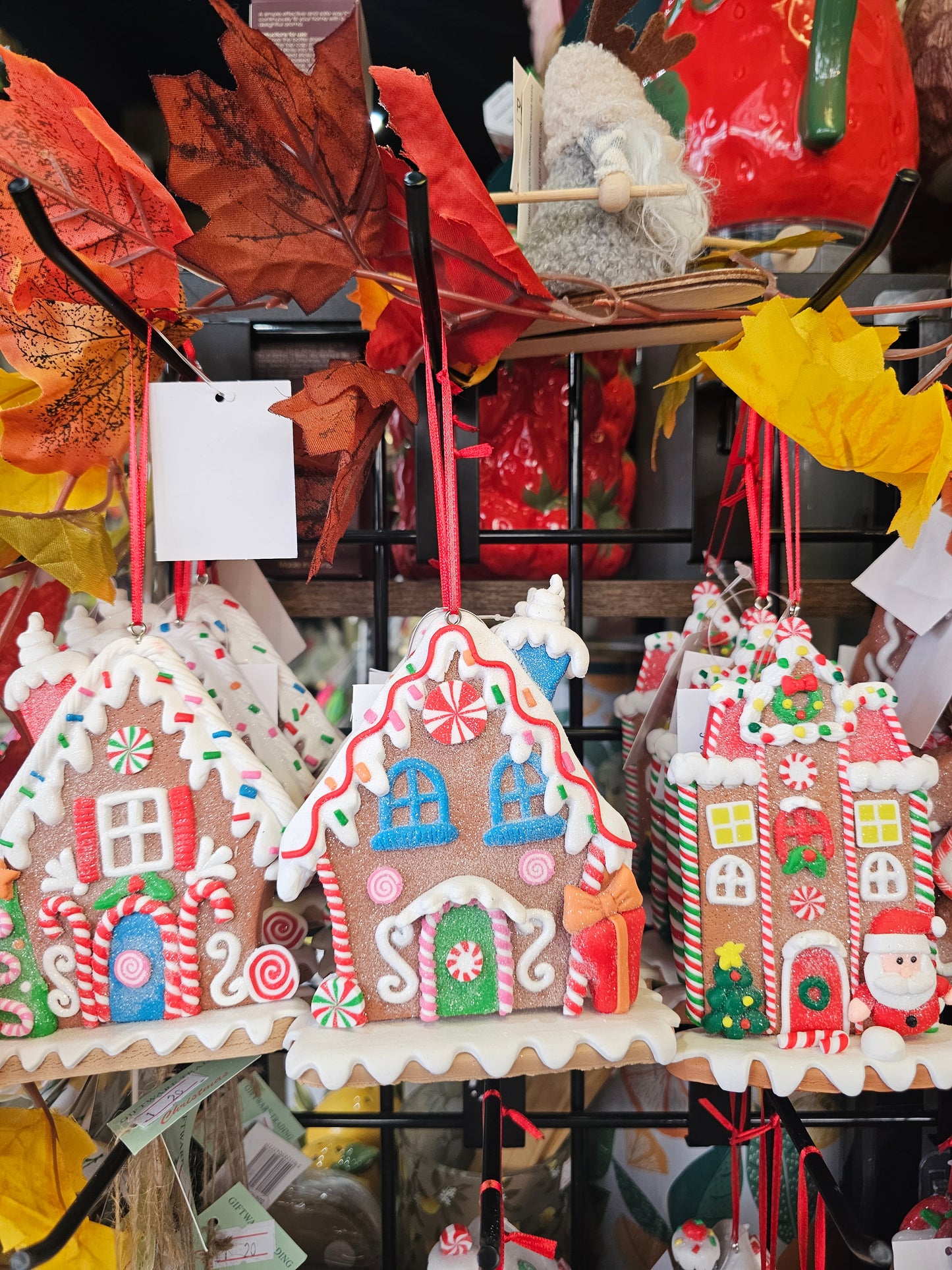 Christmas Cookie Gingerbread House Front Hanging Decoration