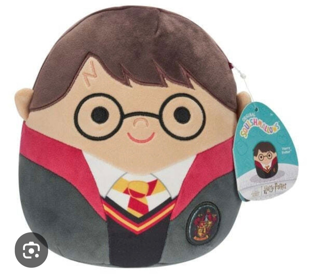 Squishmallows plush toy featuring Harry Potter,