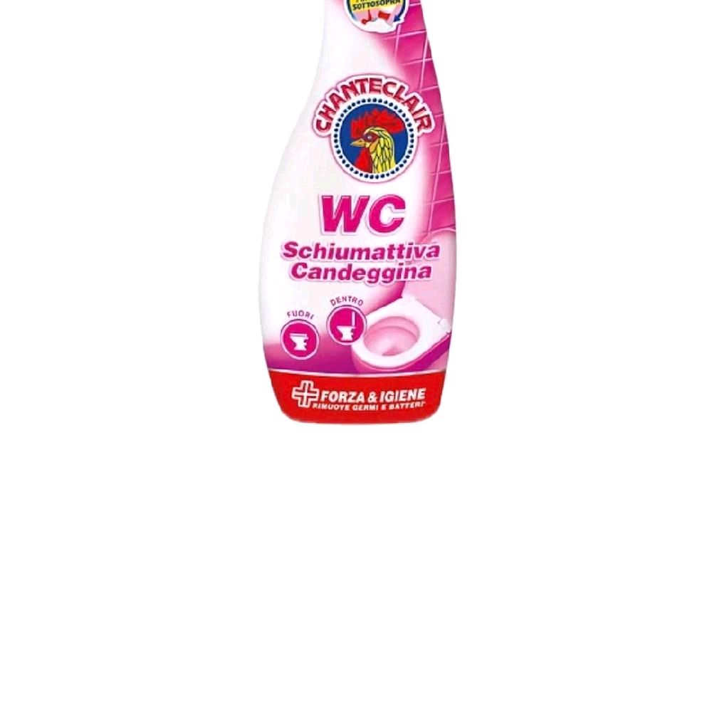CHANTECLAIR WC Foaming Bleach with Upside Down Trigger, Spray Bottle 625 ml Household Toilet Cleaning