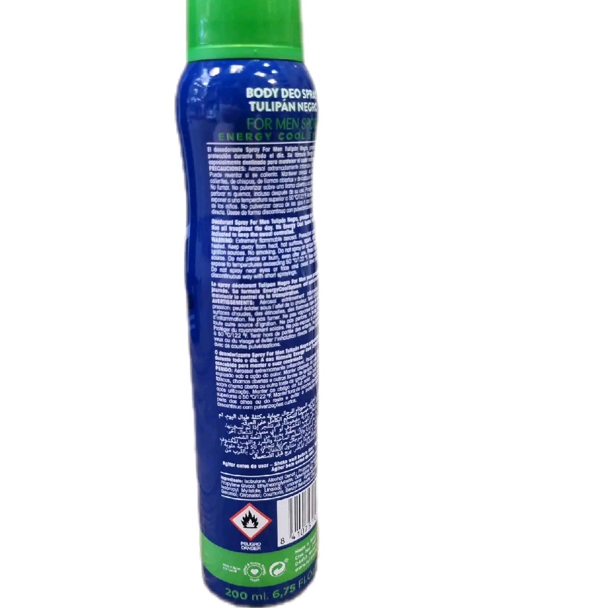 Tulipan Negro Sport Body Deo Spray for Men