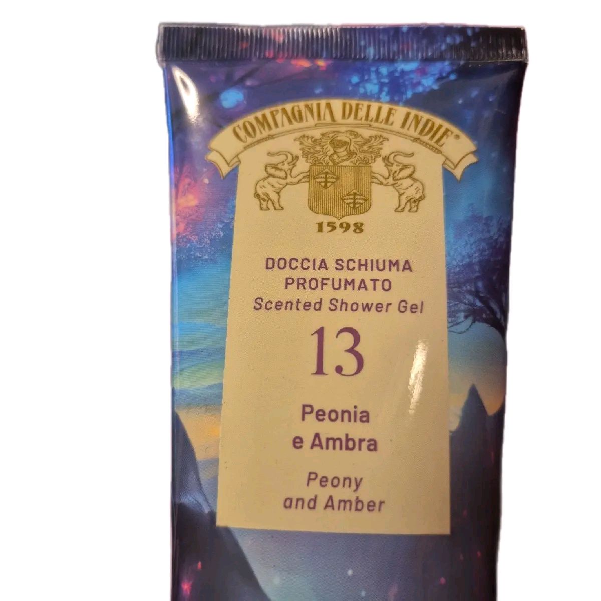 Compagnia Delle Indie Italian Shower Gel in Peony and Amber Fragrance 250ml