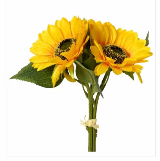 Yellow Sunflower Bundle, 42cm Decor