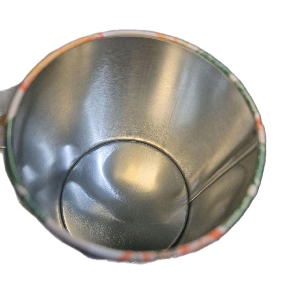 Set of 3 Citrus Round Storage Tins - Kitchen Organizer and Hanger Container